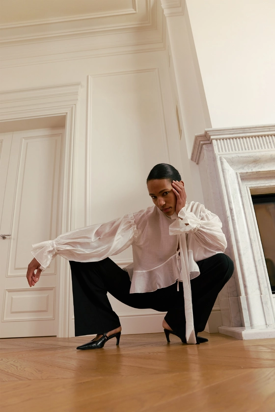 Брюки котонові Bell bottom 