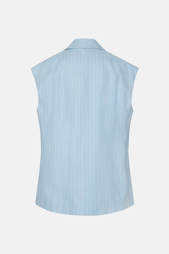 Жилет лляний оверсайз 