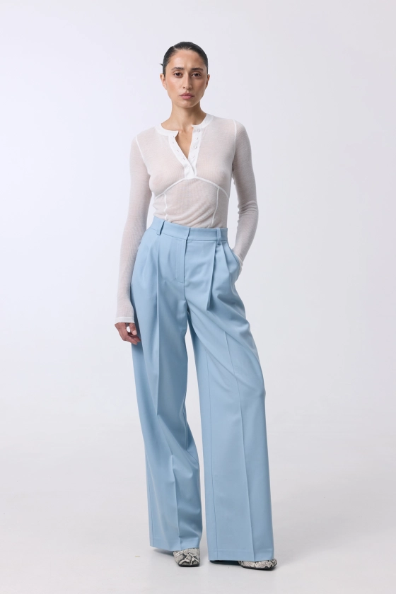 Relaxed wool pants - photo 3