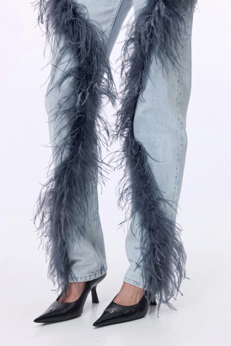 Feather jeans