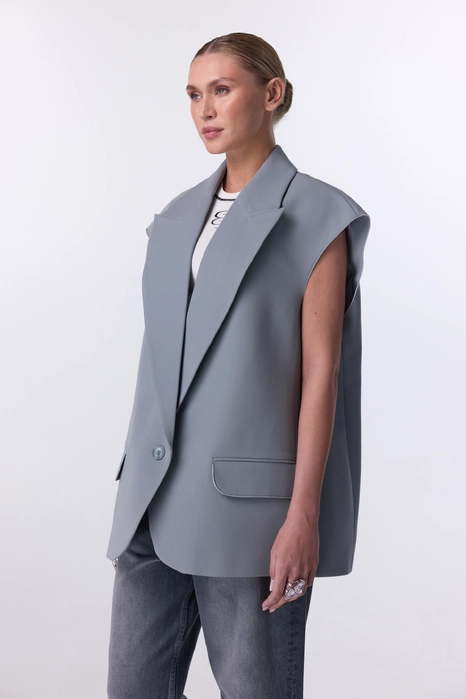 Жилет котоновий оверсайз