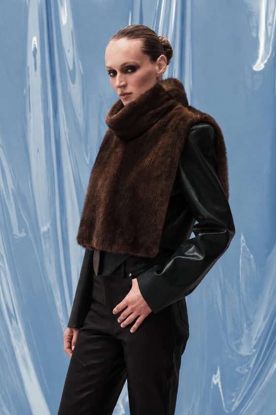 Vintage Mink Dickey - photo 3