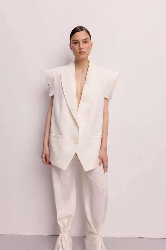 Жилет лляний Vivid 