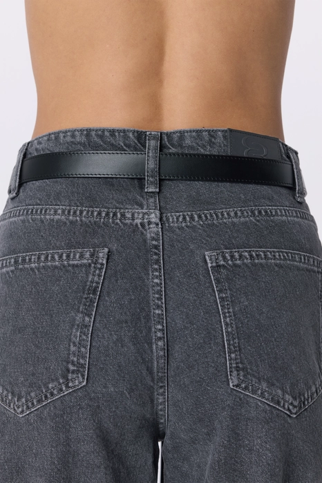 Bazhane Loop Belt with a gold-tone buckle