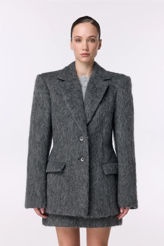 Пальто-жакет Fuzzy Alpaca 