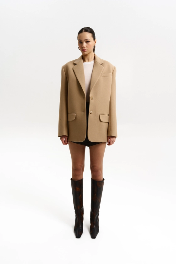 Пальто-жакет оверсайз 