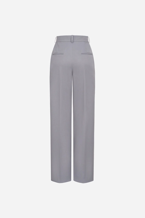 Брюки котонові на середній посадці зі стрілками