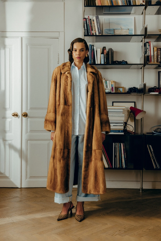 Вінтажна норкова шуба Nafa Mink 