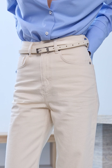 Подвійний шкіряний ремінь