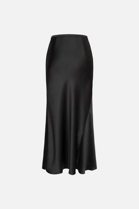 Спідниця атласна міді