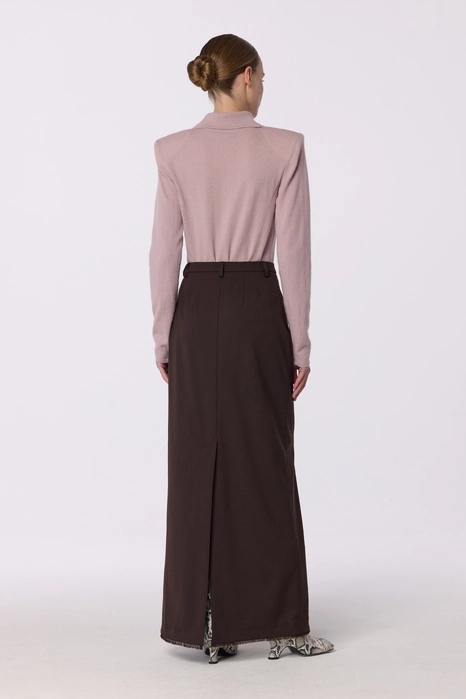 Спідниця максі з розрізом