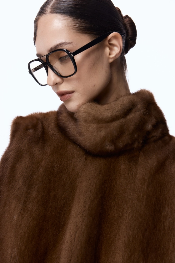 Вінтажна норкова манішка 