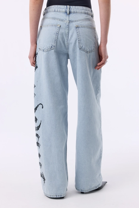 Джинси Detroit з принтом