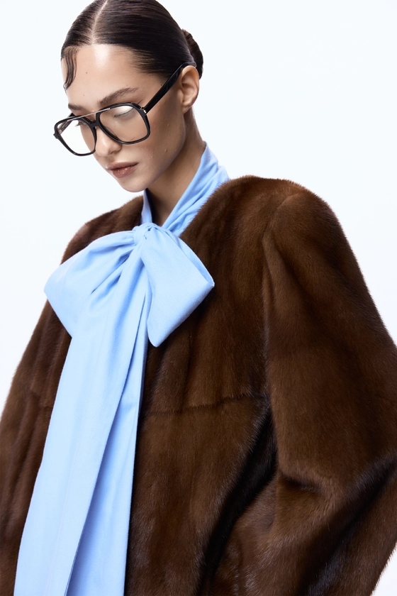 Вінтажна норкова шуба 