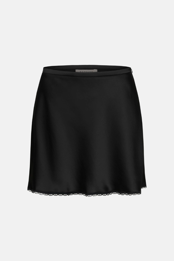 Спідниця міні з мереживом 