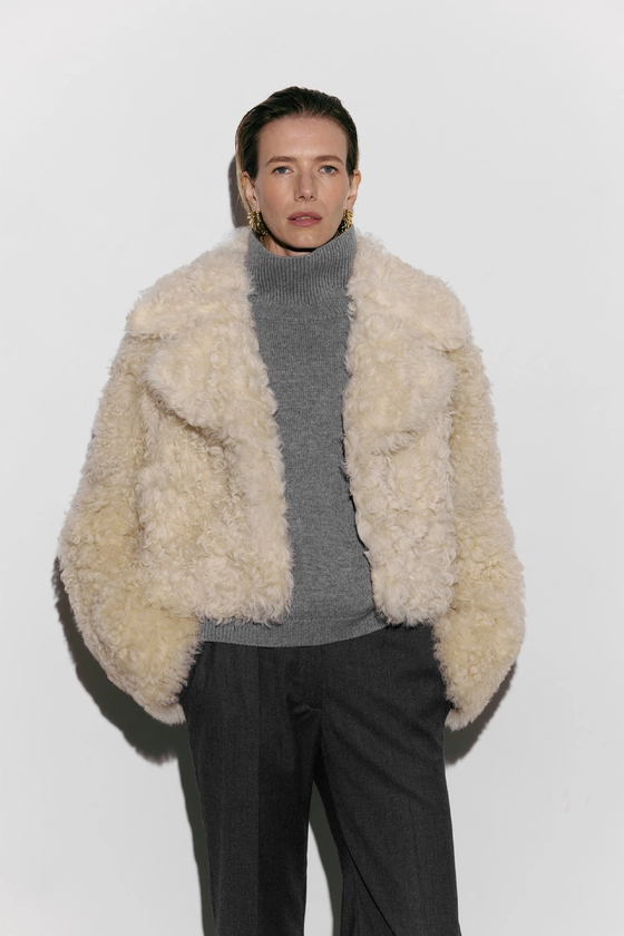 Baby sheepskin coat - photo 3