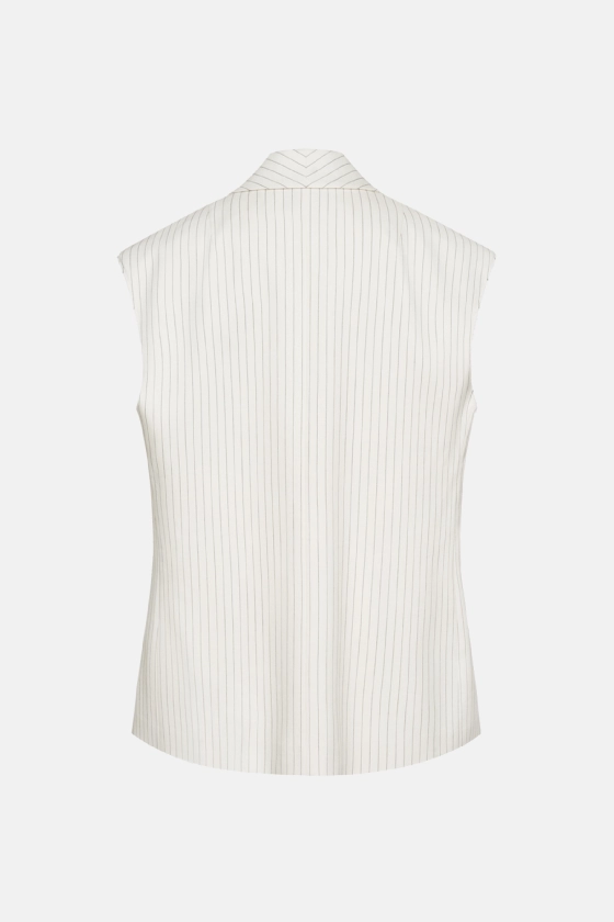 Linen oversized vest - photo 2