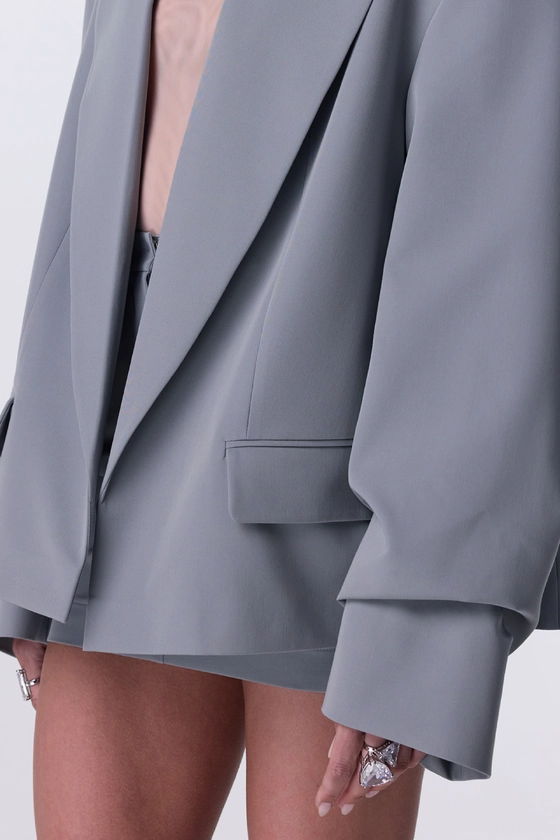 Жакет котоновий зі збіркою на рукаві 