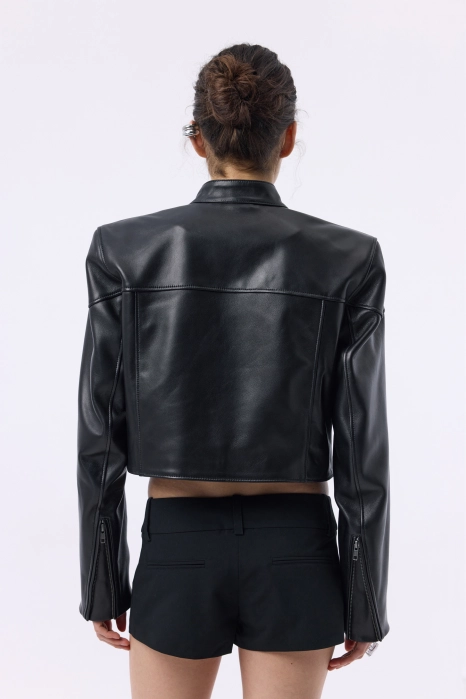 Куртка шкіряна Kyiv Edge