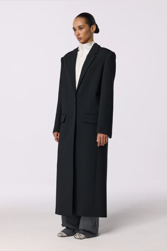 Пальто прямого крою 