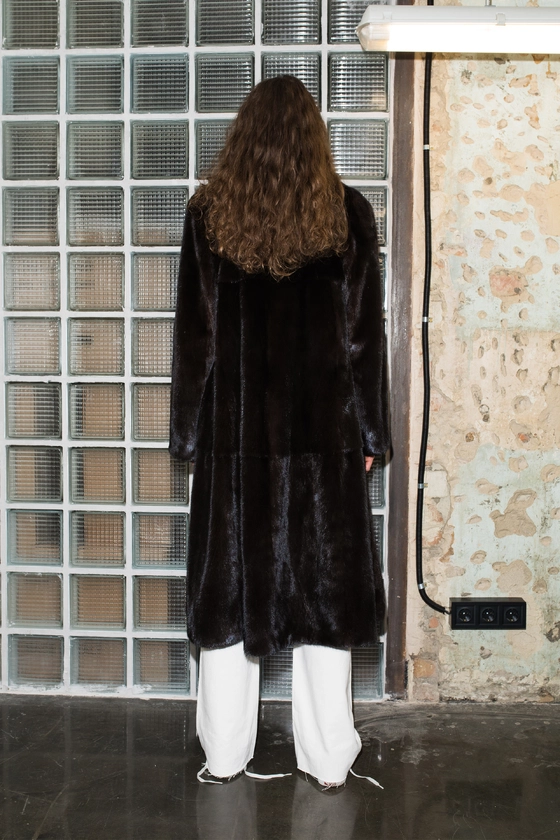 Вінтажна норкова шуба 