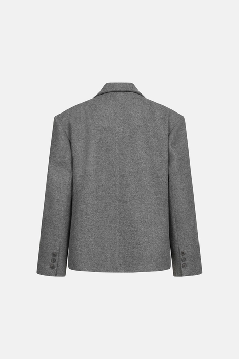 Пальто-жакет оверсайз з трикутничком