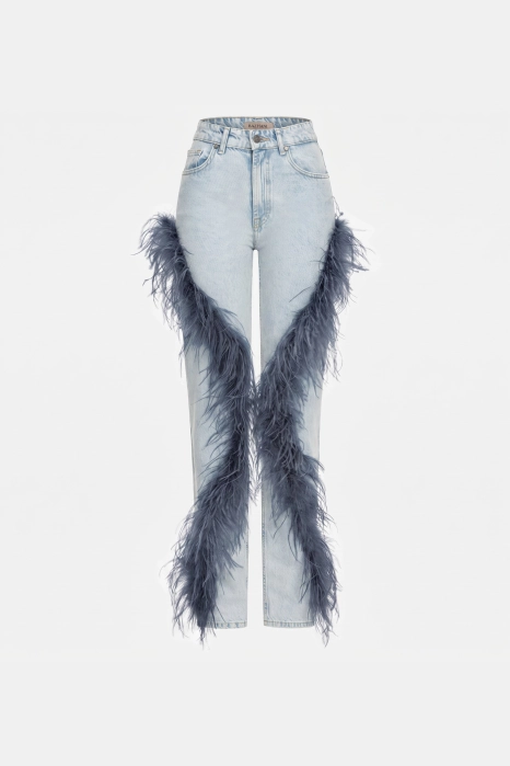 Feather jeans