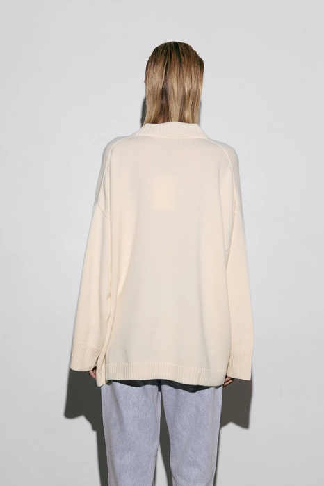 Светр подовжений оверсайз