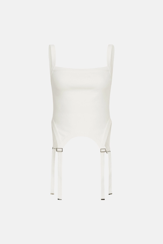 Майка з гартерами 