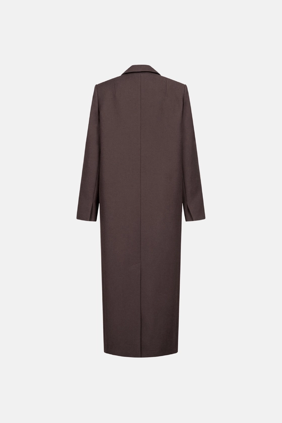 Пальто прямого крою 