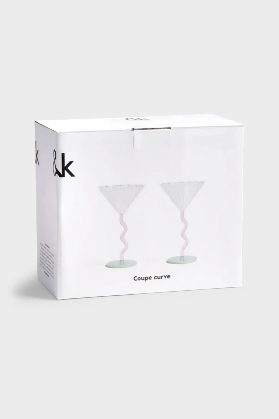 Келих Coupe curve set of 2 - фото 5