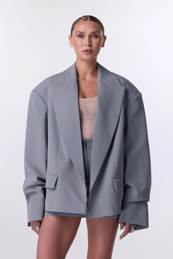 Жакет котоновий зі збіркою на рукаві 