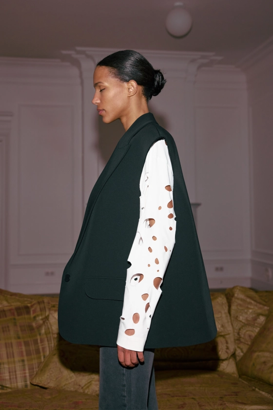 Жилет котоновий оверсайз 