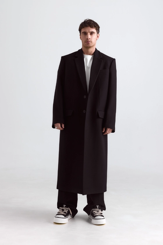 Пальто прямого крою 