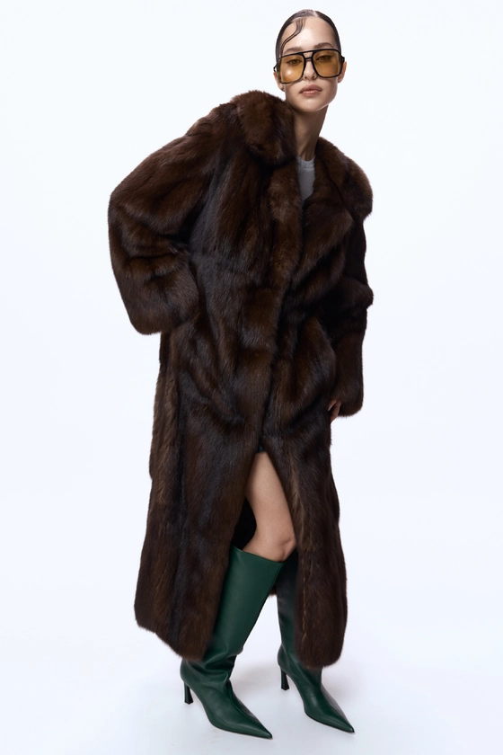 Вінтажна шуба з соболя 