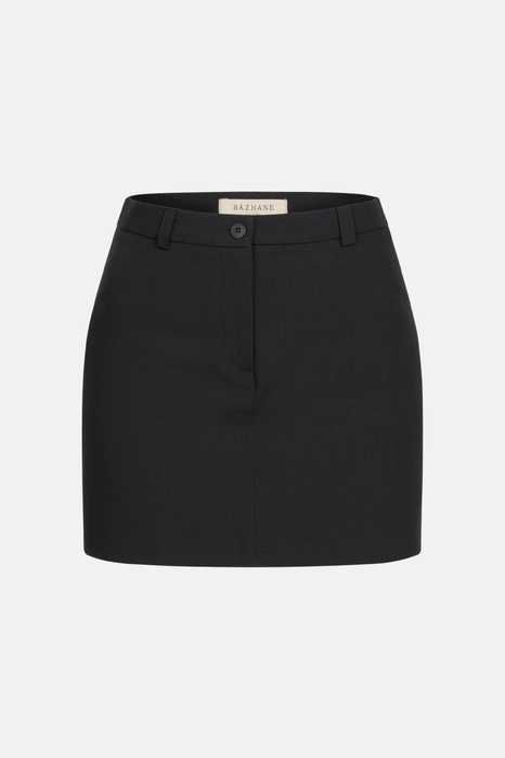 Спідниця котонова міні з середньою посадкою