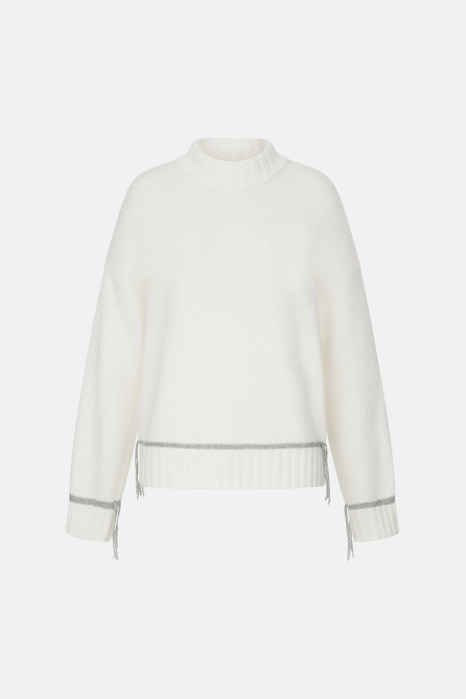 Contrast sweater