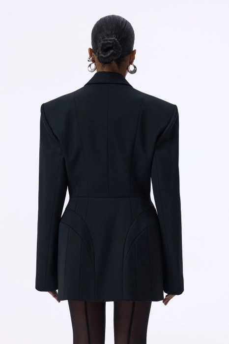Noir wool blazer