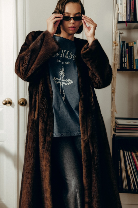 Вінтажна норкова шуба 