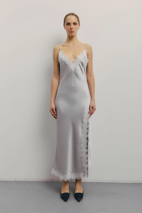 Сукня максі з мереживом