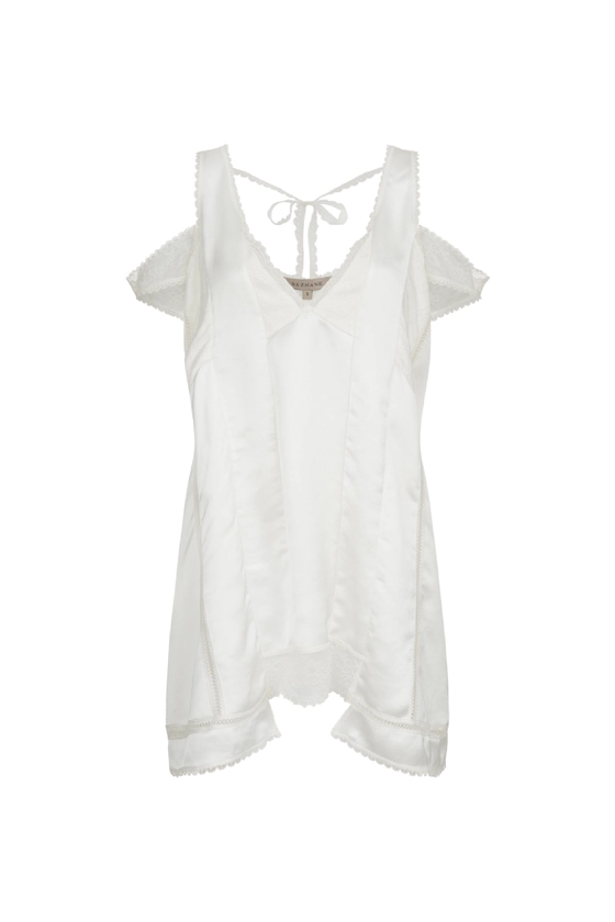 Сукня міні з мереживом 