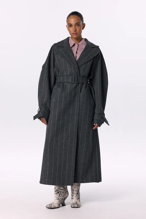 Пальто максі зі спущеним рукавом