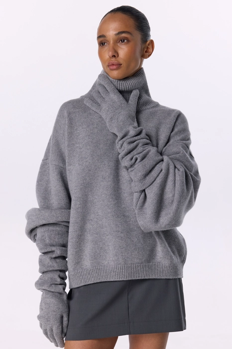 Светр укорочений оверсайз