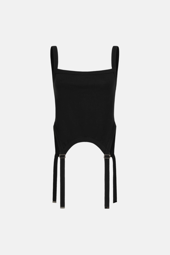 Майка з гартерами 