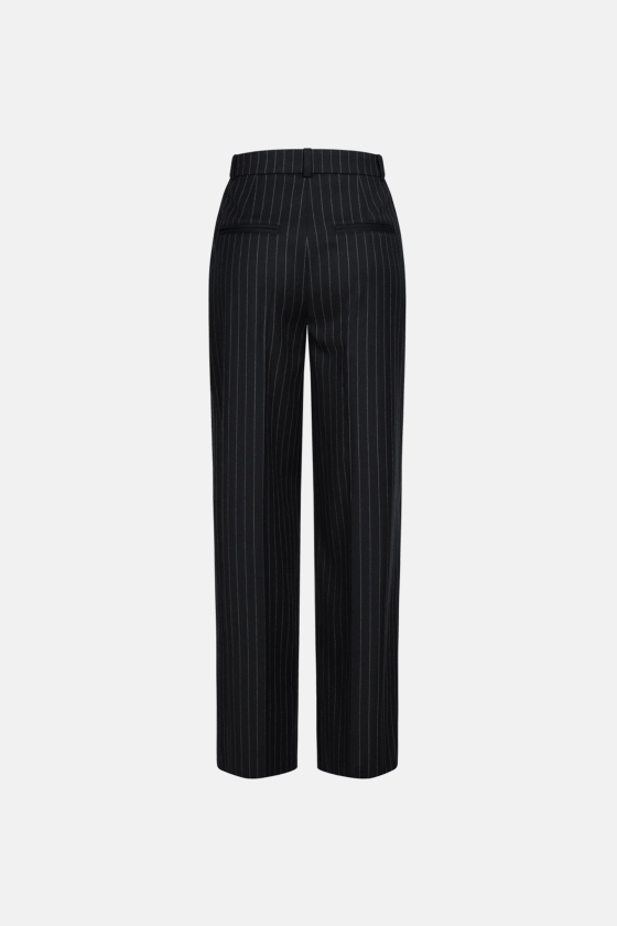 Mid-rise wool trousers with a crease - photo 2