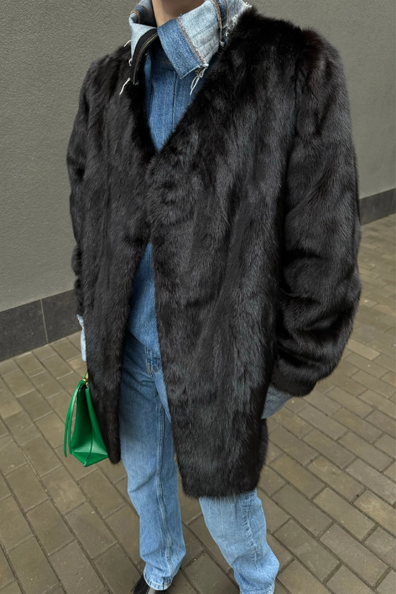 Вінтажна норкова шуба 