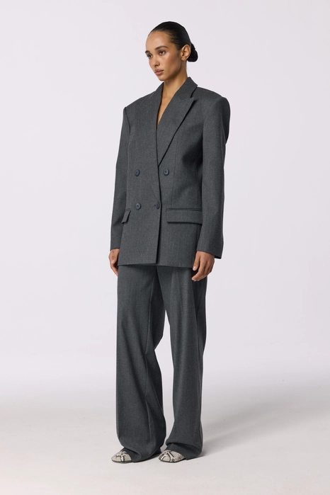 Брюки вовняні на середній посадці зі стрілками