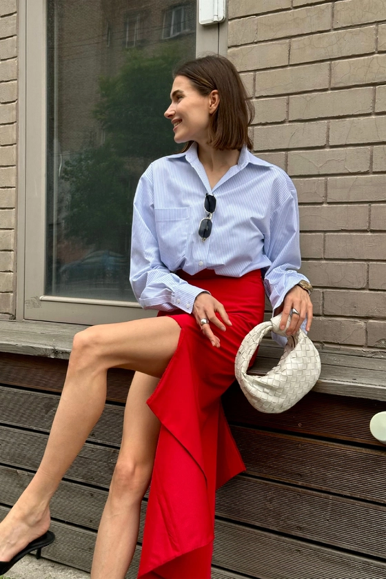 Сорочка котонова оверсайз 