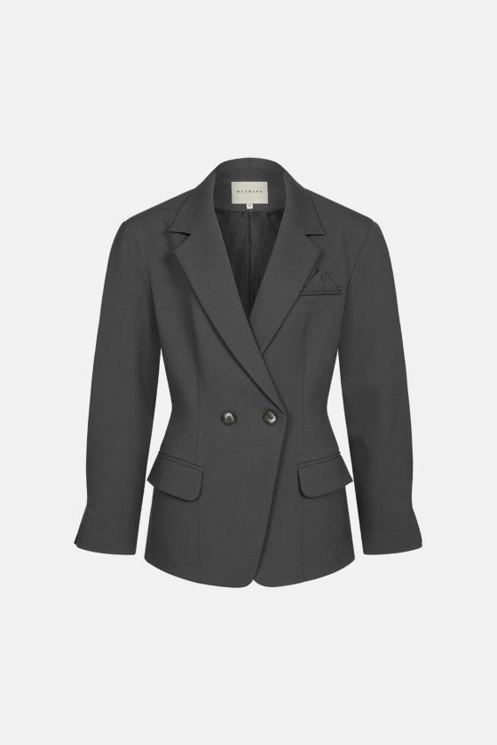 Fitted wool blazer - photo 1