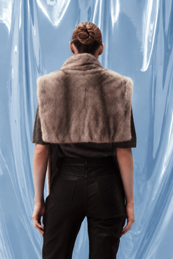 Vintage Mink Dickey - photo 2